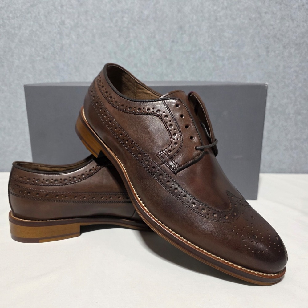 Johnston & Murphy Brown Wingtip Oxfords